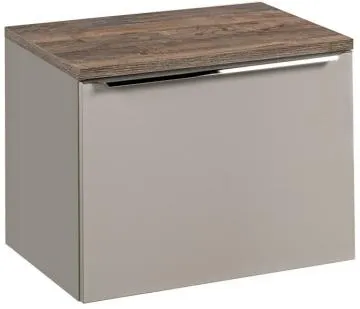 Szafka pod umywalkę nablatową SANTA FE TAUPE 80 cm szara krzemowa