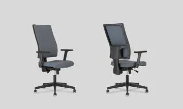 Fotel biurowy TAK TIK MESH czarny ergonomiczny