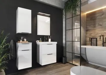 Umywalka wpuszczana VEA 49cm biała ceramiczna
