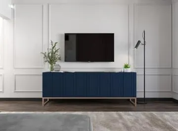 Szafka RTV TAL 150 granatowa mat