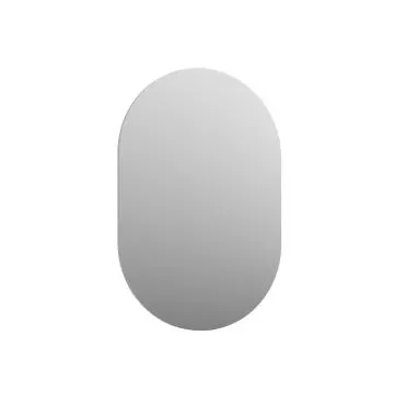 Lustro łazienkowe HARMO 50 cm kaszmir półmat owalne 