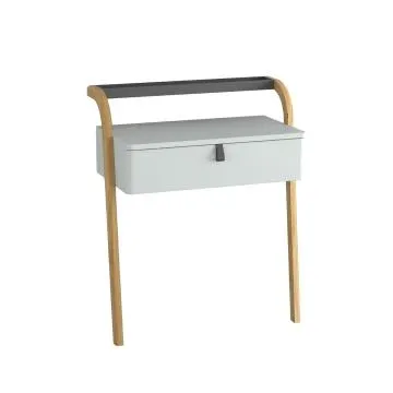 Toaletka łazienkowa MOSS 70 cm jasno szara półmat