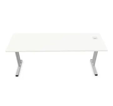 Biurko EASY SPACE C-LEG RC 180x60cm białe