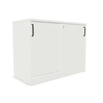 Szafka biurowa przesuwna EASY SPACE CABINET S 1.5-OH 100cm biała zamykana