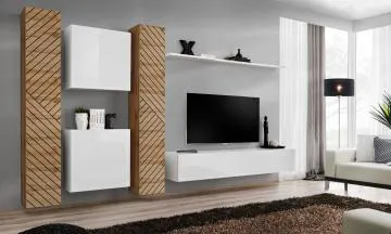 Szafka RTV1 SWITCH 180 biały połysk