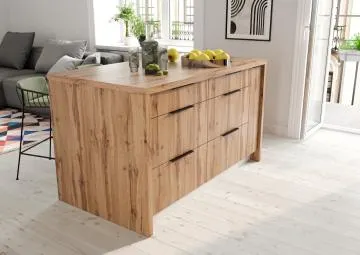 Wyspa kuchenna 120 cm dąb artisan
