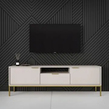 Szafka RTV AUSTIN 175 kaszmir/złota